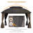Outdoor Steel Patio Gazebo-114577628