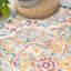 Tapis oriental bleu / jaune / rose Furtado-2136100057