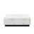 Fritzy Square Coffee Table In White Engineered Stone
