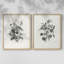 Impression florale rétro - ensemble de 2-1663568204-1663568200