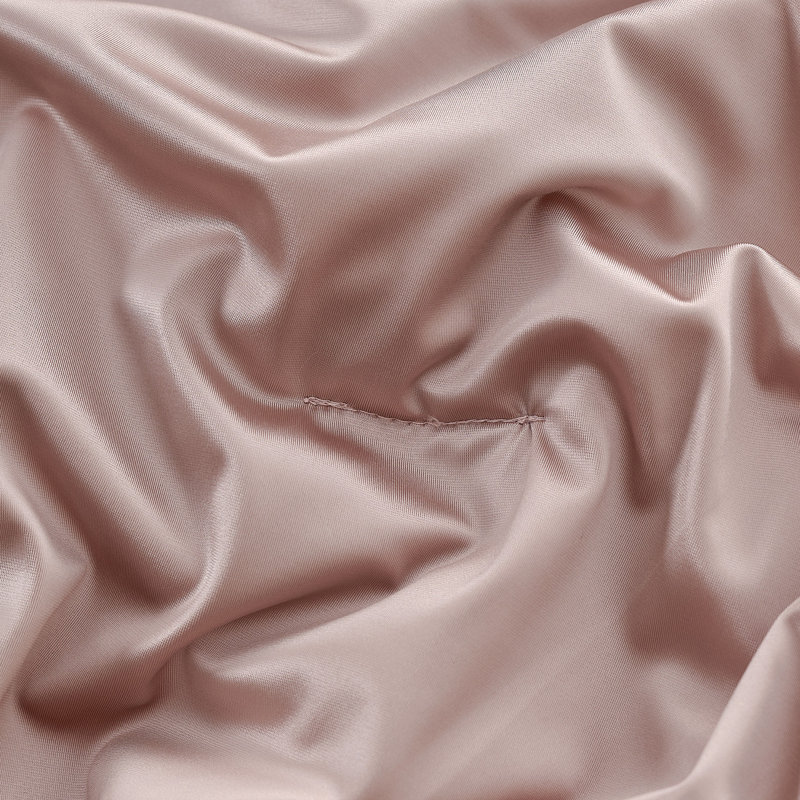 Satin Summer - Coma Inducer® Oversized King Comforter Set - Bronzed Blush, King Comforter + 2 King Shams, Pink