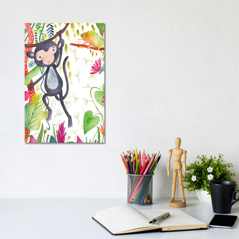Hangin' Around II by Larisa Hernandez - Wrapped Canvas Painting, 20.32 cm H x 30.48 cm W