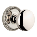 Grandeur Newport Rosette Single Dummy with Fifth Avenue Door Knob