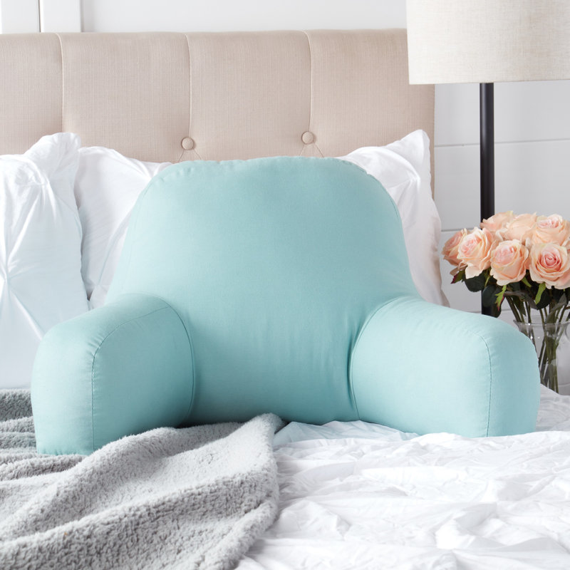 Coussin en coton Hyatt, Turquoise