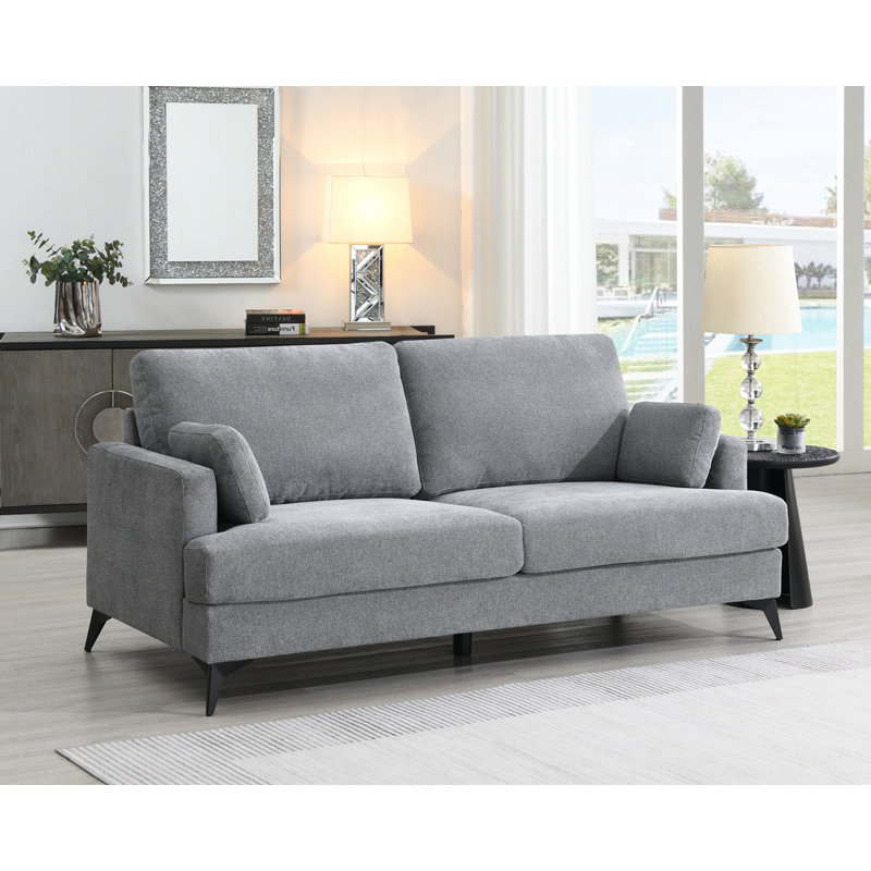 Ernie Modern Grey Sofa, 3