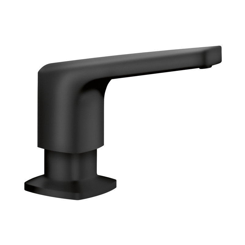 Distributeur de savon Rivana, Noir mat