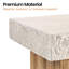 Table d'extérieur en béton Chakiya L 19,7 po x l 19,7 po-2115276520