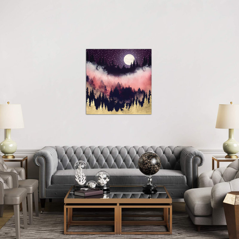 Evening Glow - Wrapped Canvas Print, 66.04 cm H x 66.04 cm W x 3.175 cm D