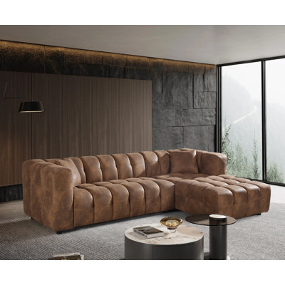 Corner Sofa with Ottoman
