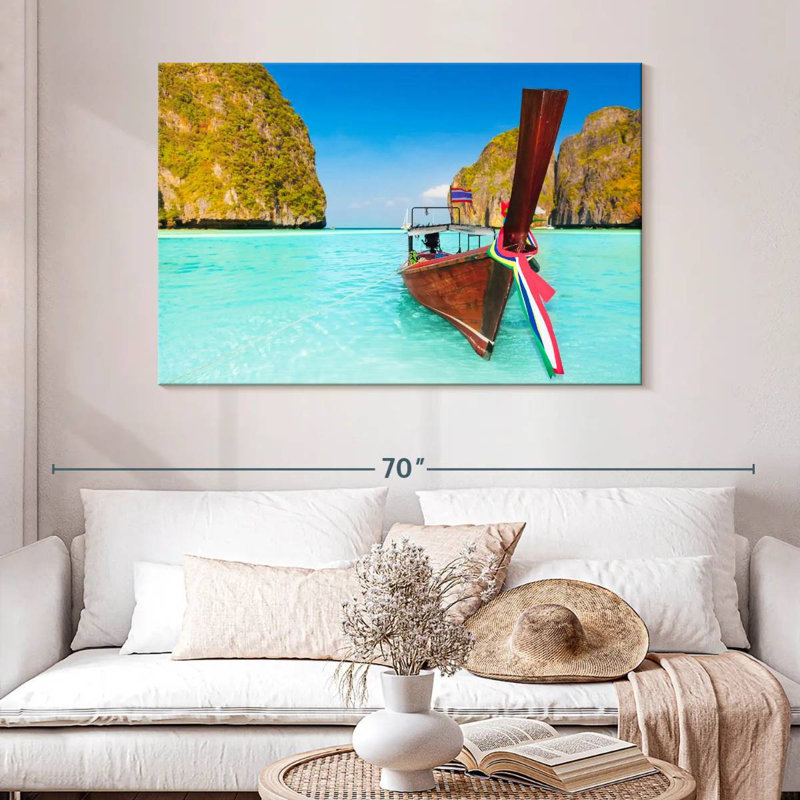 Rorry Maya Bay Boat, 32" H x 48" W