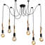 Guzzi 6 - Light Black Bulb Pendant