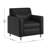 Upholstered Reception Chair with Right Side Charging Bank, Includes 2 Outlets, 2USB Ports, 1 USB-C Port-1473827444