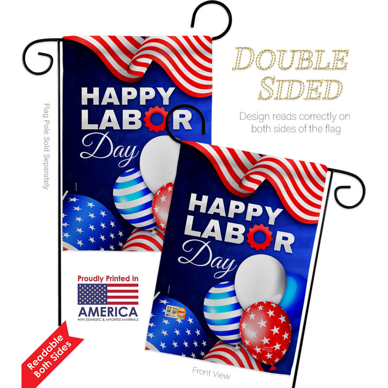 Ensemble de drapeaux 2 côtés en polyester 18,5 po x 13 po