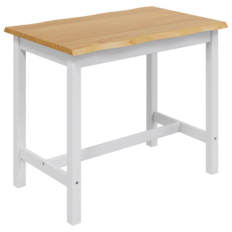 Dining Table, White/Natural