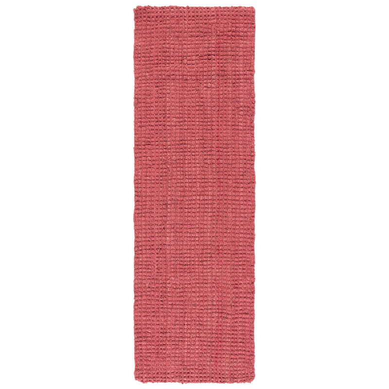 Tapis en jute tissé à la main en fibre naturelle Weatherhill, Tapis de couloir 2 pi 3 po x 13 pi