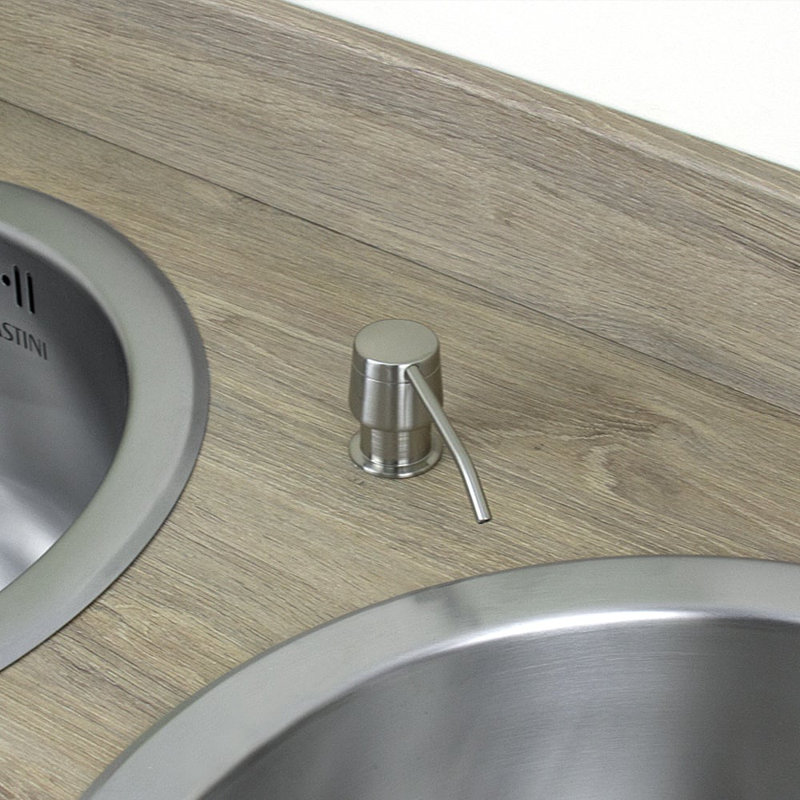 Brushed Stainless Steel 270Ml Integrated Kitchen Sink Soap Dispenser 08A56A5E59C94EEAA100CEA8644FDF54