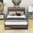 Wilhelmi Metal Platform Bed Frame with Trundle and USB Ports-1270646386-1270646384
