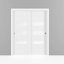 Portes blanches en verre givré Sete-58145008