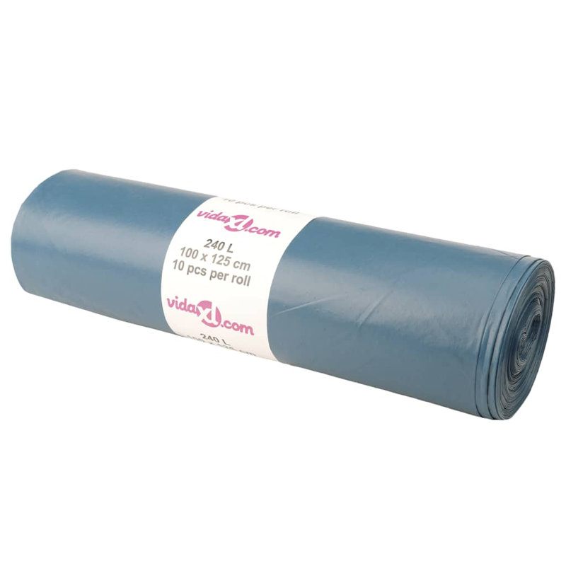 240L Plastic Trash Bags - 100 Count