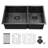 33'' L Double Bowl Stainless Steel Kitchen Sink