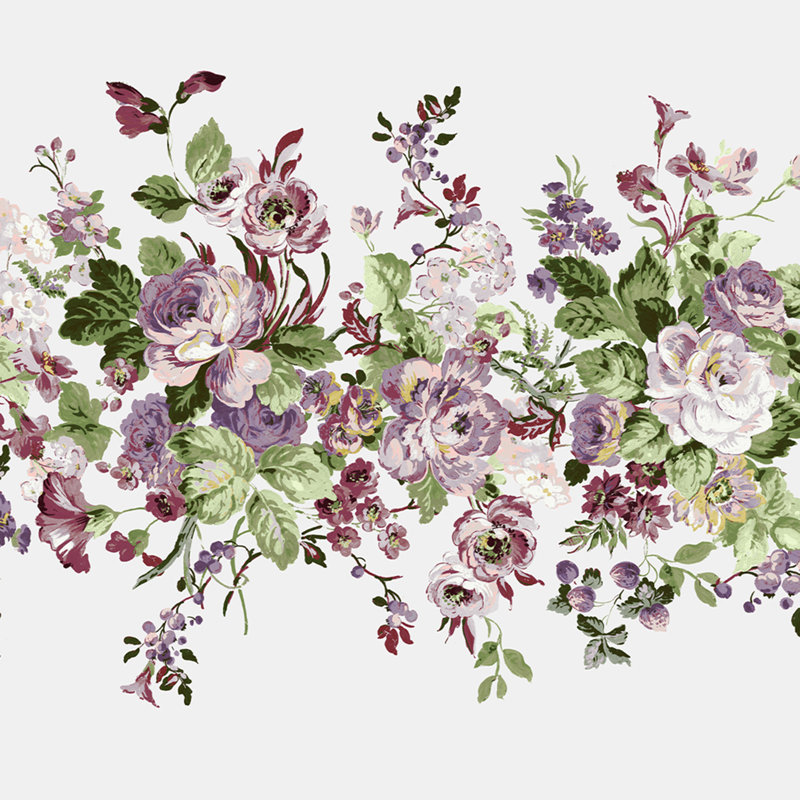 Laura Ashley Rosemore, peinture murale raisin