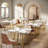 Square Dining Table, 31.5" Industrial Dinner Table-1364510768-1364510770