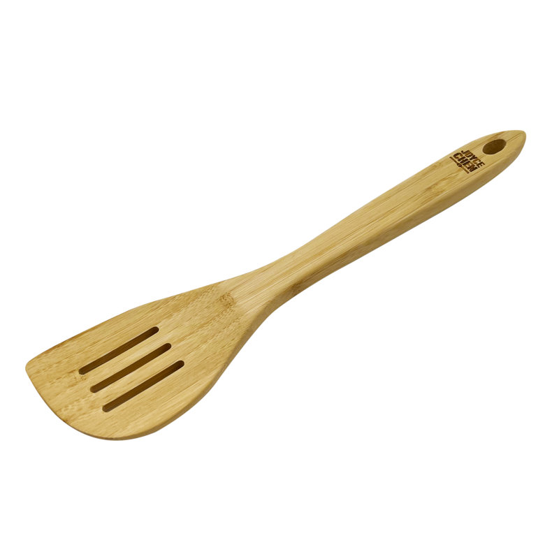 Joyce Chen Burnished Bamboo Slotted Spatula, 13-inch