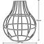 18cm H Metal Novelty Lamp Shade in Brushed Copper