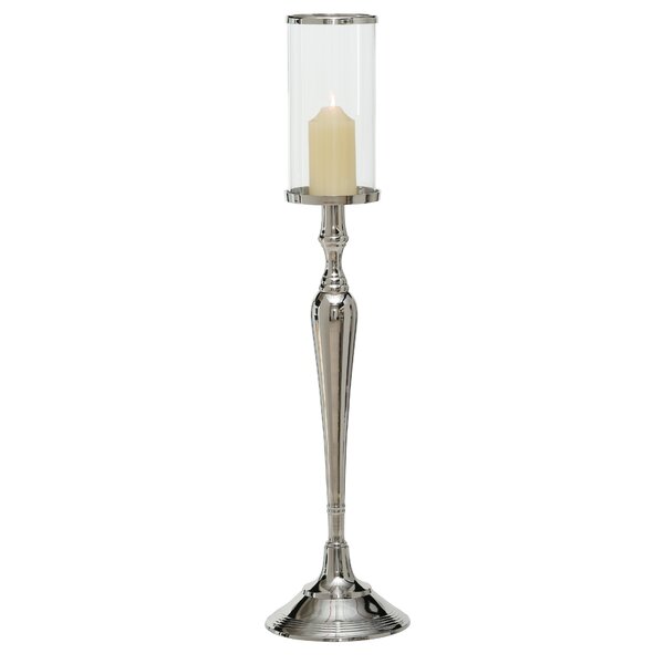 House of Hampton® 34.6'' H Metal Floor Candlestick | Wayfair