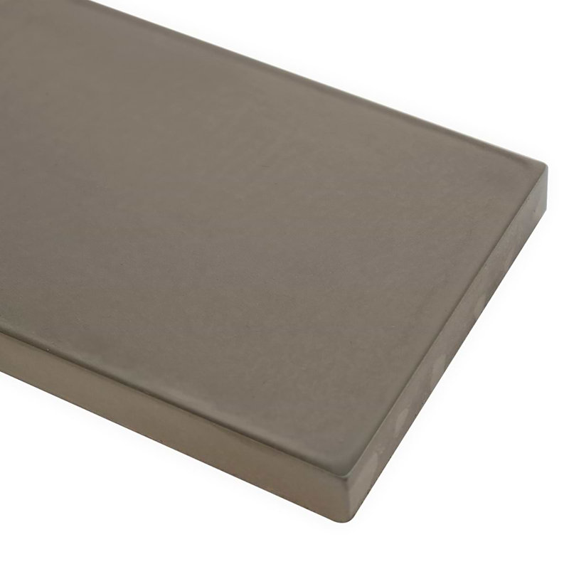 Color One 2x8 Matte Cement Tile, Shadow Gray