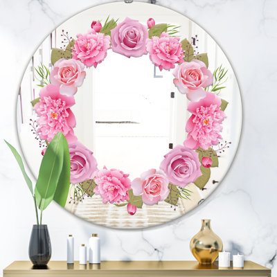 Miroir d'appoint Baby Flowers