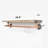 Handmade Industrial Rose Gold Pipe & Rustic Wood Wall Mounted Kitchen Shelf With Hooks