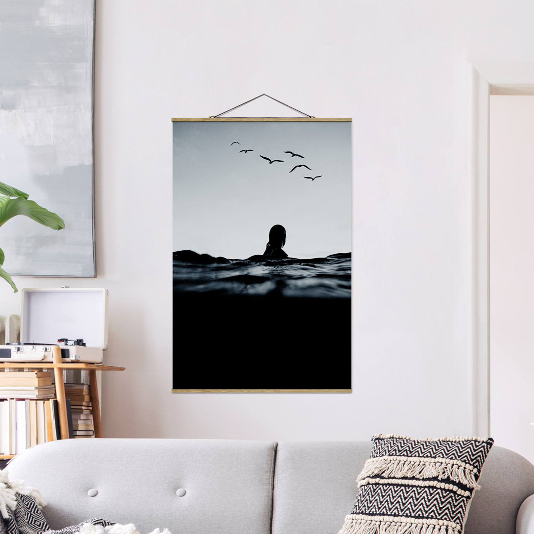 Stoffbild Mit Posterleisten - Stille Wasser - Hochformat 3:2