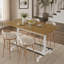 Table de bar rectangulaire en bois, hauteur 150 cm (59 pouces), avec repose-pieds-652612154