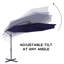 Parasol en porte-à-faux 10 pi Erbe-815474382