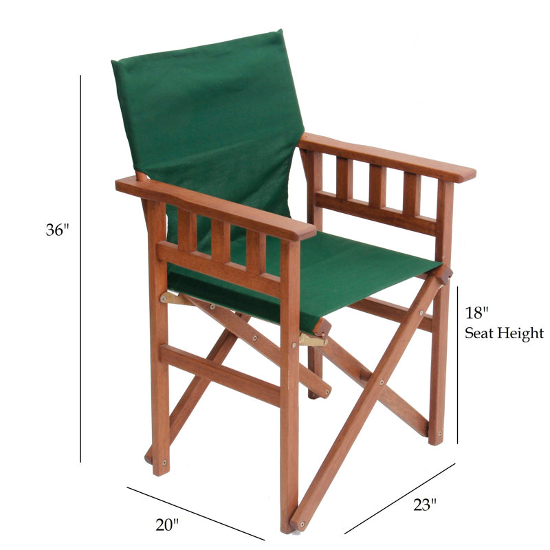 Chaise de réalisateur Valenzuela, Vert