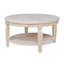 Table basse en bois massif avec rangement Christos-864854067