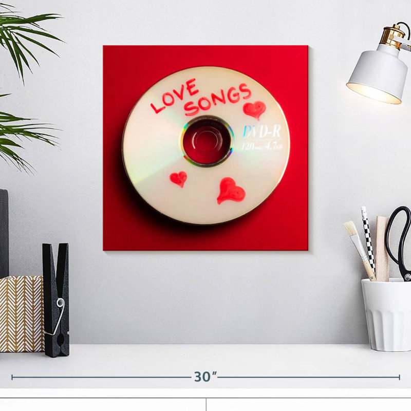 Abarca Love Songs CD, 16" H x 16" W
