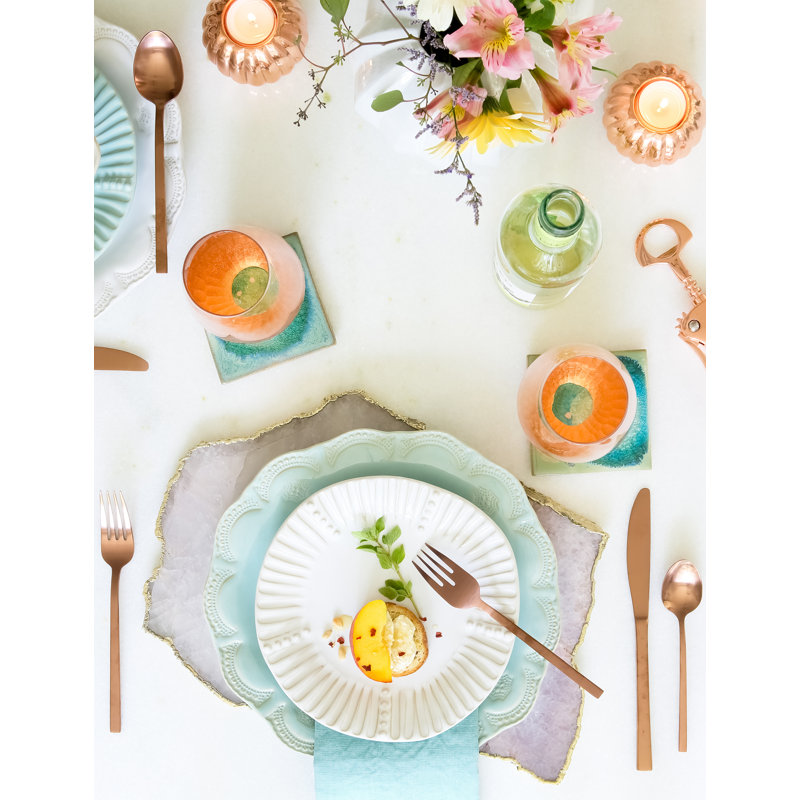 Incanto Handmade Stoneware Salad/Dessert Plate, White
