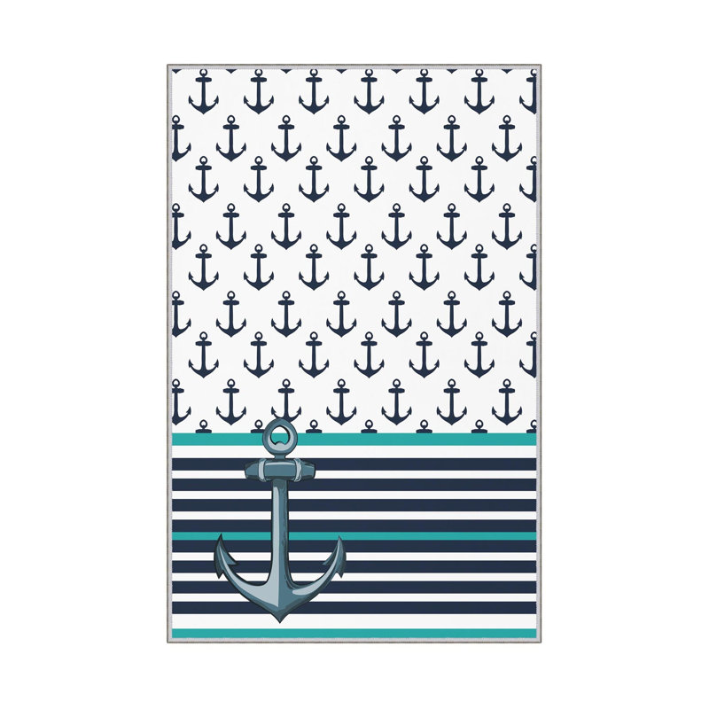 Stylish Hall Carpet (2.6 x 9.8 ft), 100% Polyester, 0.31 in Pile Height | Antibacterial, Non-Slip PVC Underside | 3D Digital Printed Design, Machine Washable, Perfect for Modern Home Décor & High Traffic Areas