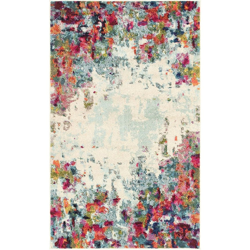 Quinlin Abstract Indoor Rug, Rectangle 3'3" x 5'3"