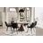 Jimma Faux Leather Upholstered Wingback Dining Chair with Iron Legs-194002851