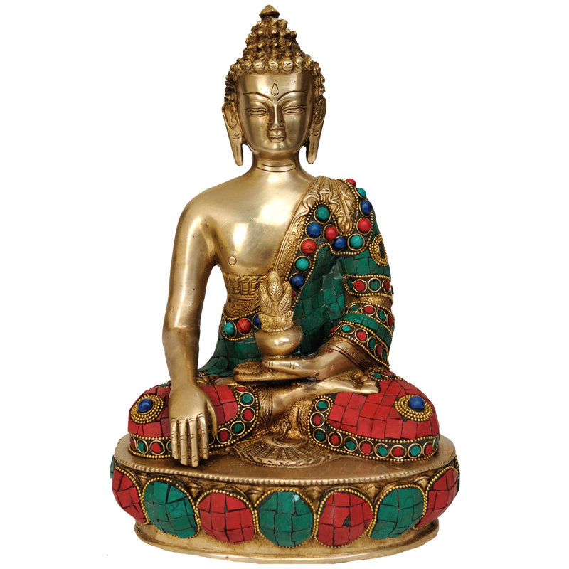 Lord Bouddha dans le Bhumisparsha Mudra