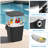 Portable Ice Bucket Table For Parties 3 In1 Ice Cooler Cocktail Patio Cool Bar Table For Camping  Poolside Party