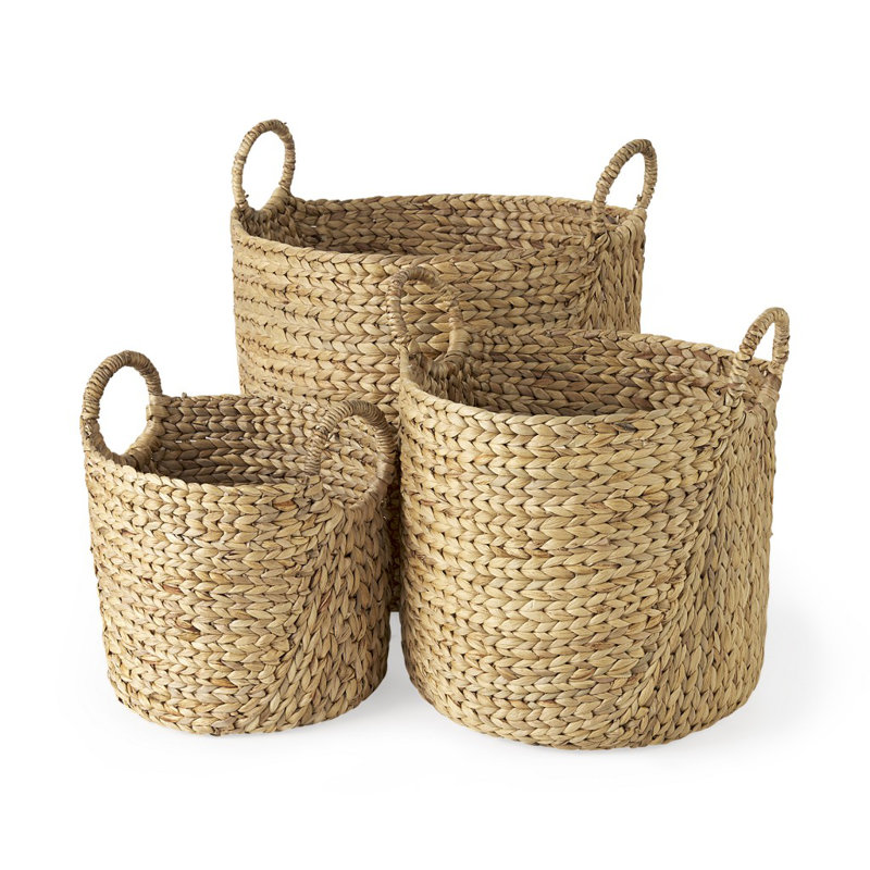 Ensemble de 3 paniers en osier