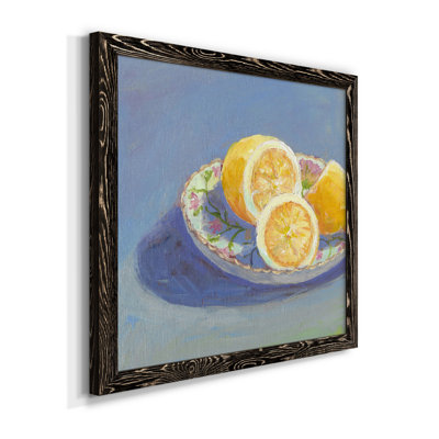 Nature morte aux agrumes I - toile encadrée de qualité supérieure - prête à être accrochée