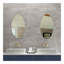 Miroir de salle de bain mural biseauté sans cadre, miroir de maquillage HD, miroir rond de 25 po