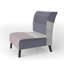 Fauteuil de chambre rembourré Painted Weaving IV Fb