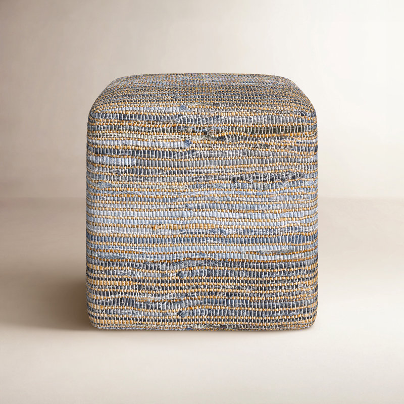 Frisco 18" Wide Square Pouf Ottoman