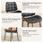 Modern Walnut-Finish Bentwood Upholstered Side Dining Chair-1381219081-1381219094